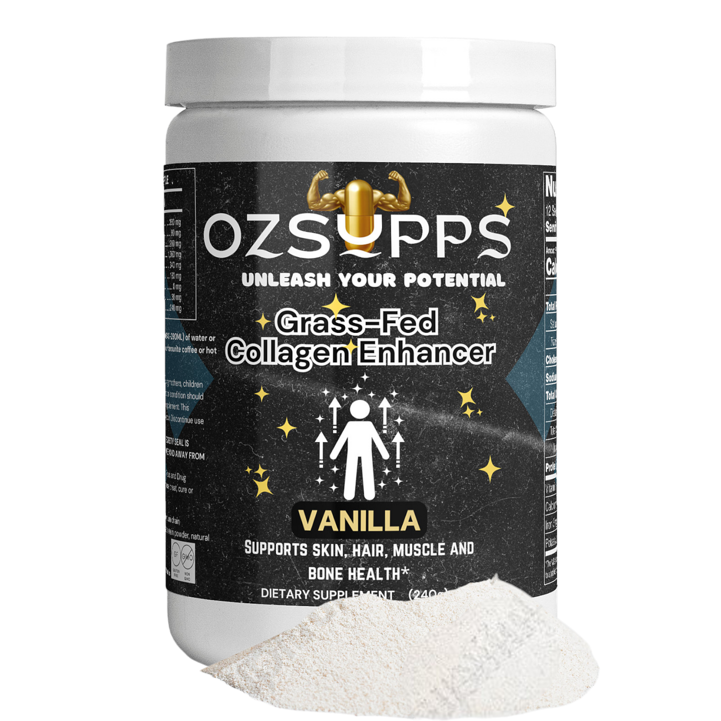 Grass-Fed Collagen Enhancer (Vanilla) - OzSupps
