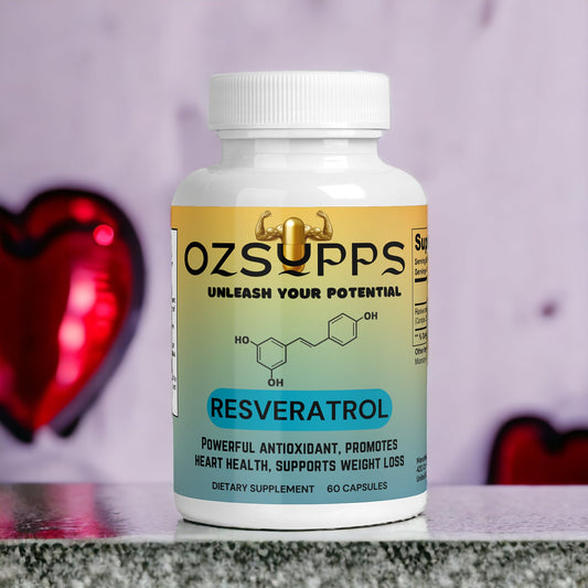 Resveratrol 50% 600mg - OzSupps