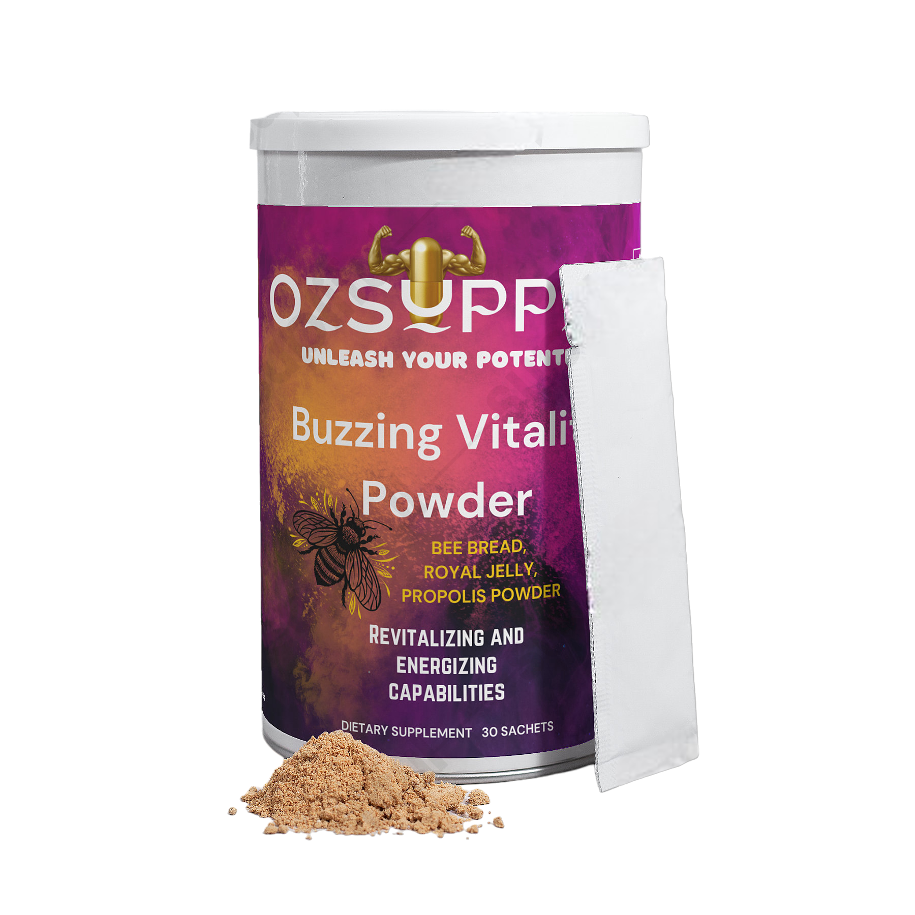 Buzzing Vitality Powder - Energy Booster - OzSupps