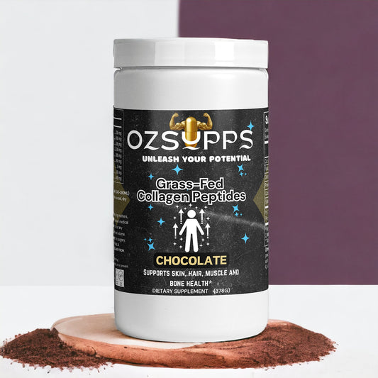 Grass-Fed Collagen Peptides (Chocolate) - OzSupps
