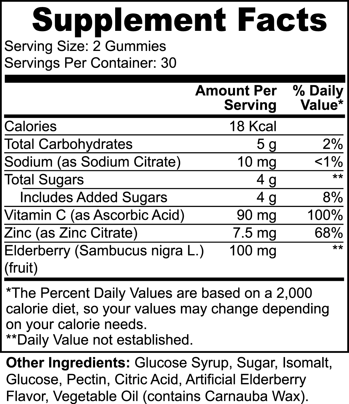 Elderberry & Vitamin C Gummies - OzSupps